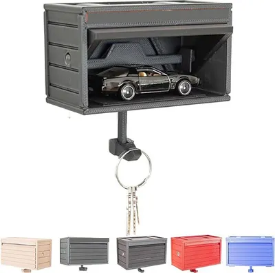 Image de INF Porte-clés de garage avec porte ouvrante Gris