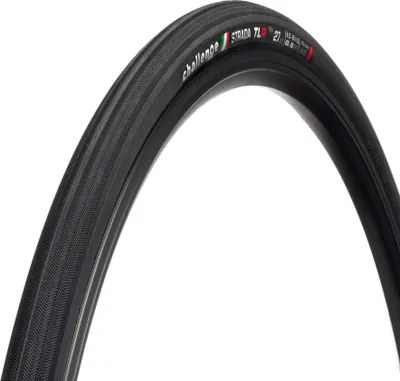 Produktbild von Challenge Road-Reifen Strada Race TLR Clincher 27-622 Schwarz/schwarz - komfo...