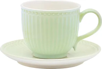 Produktbild von Tasse und Untertasse pale green Alice