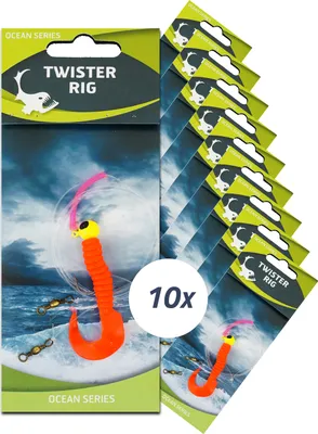 Produktbild von Eurocatch Twister Rig 1 Haken 10x