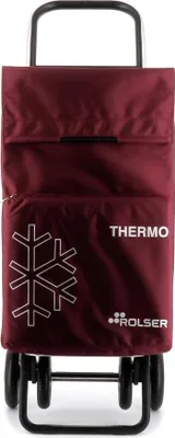 Zdjęcie produktu dla Rolser TER039-1060, Torba wózek, Bordowy, Poliester, 50 kg, 4 szt., 46 l