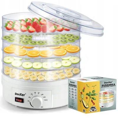Zdjęcie produktu dla Wielostopniowa suszarka do owoców i warzyw - 500W