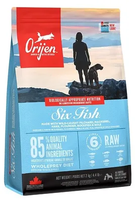 Productafbeelding van ORIJEN Six Fish - dry dog food - 2kg
