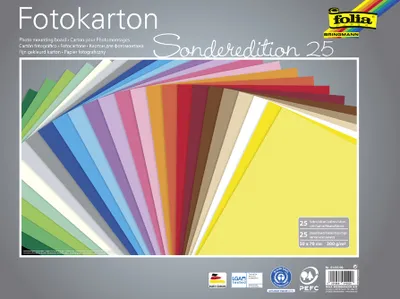 Obrázok produktu pre folia 61/25 99 fotokartón folia, (š)500 x (v)700 mm, 300 g/m2, rôznorodý
