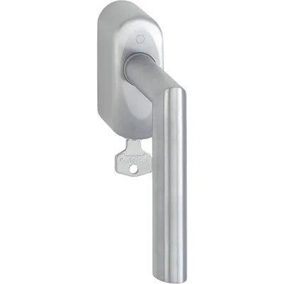 Produktbild von Hoppe Fensterbeschlag Amsterdam SecuSelect | Fenstergriff auf Rosette, VK 7x37mm | Edelstahl matt