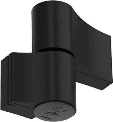 Produktbild von NAJDER Aluminium-Türscharnier - Jocker Typ - Aufschraubband - Doppelscharnier - Scharnier - für Türen - 1 Stück -Montageabstand 67mm - Schwarz RAL 9005M