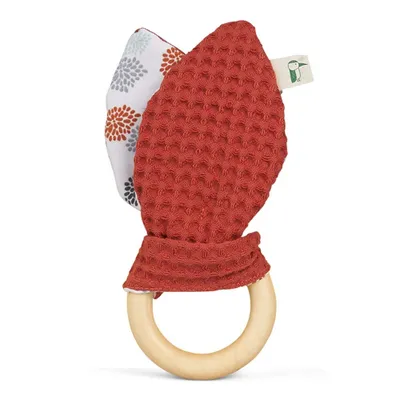 Image de Anneau de préhensionavec oreilles de lapin - terracotta