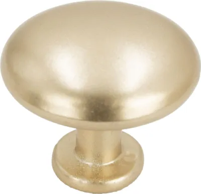 Produktbild von Elegante runde goldene Möbelknöpfe aus Aluminium – ideal für Schränke, Schubladen und Kommoden, Ø 28,5 mm, langlebig und stilvoll.