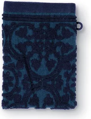 Produktbild von Pip Studio Waschlappen Tile de Pip_Dark Blue_UV_UV_16x22 16 x 22 cm 3 Waschlappen