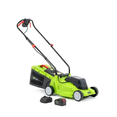 Image de 4GARDEN Tondeuse à gazon sans fil 32cm avec batterie 4Ah AM3221S