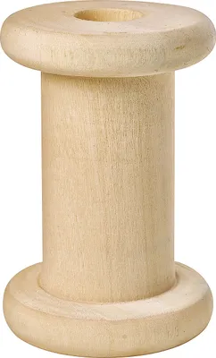 Produktbild von Holzspule 8 x 5 cm mit 16 mm Lochdurchmesser