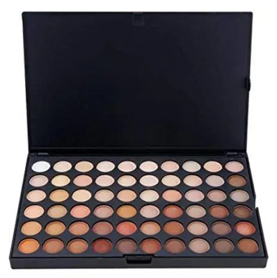 Image de Palette de fards à paupières de 120 couleurs, imperméable, haute pigmentation, avec des textures mates, irisées et scintillantes