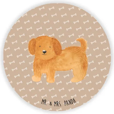 Produktbild von Mr. & Mrs. Panda magnet Hund Flauschig - Hundeglück - Geschenk, für magnettafel, kühlschrank, Sprüche, haftmagnet, Hundeliebe, pinwand, Hunde, Niedlich, Notizhalter, Süß