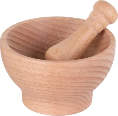 Produktbild von Mörser aus Buchenholz, Ø10,5 cm