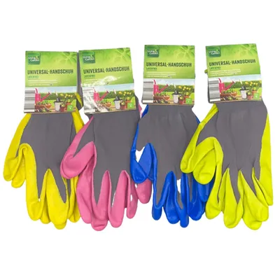 Produktbild von Gartenhandschuhe Universal Handschuhe Atmungsaktives Nylon Gr. M verschiedene Farben (zufällige Auswahl)