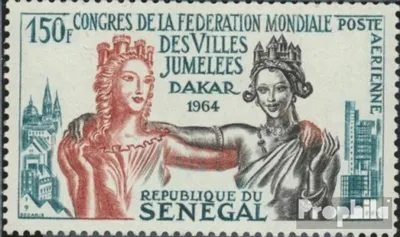 Produktbild von Briefmarken Senegal 1964 Mi 280 (kompl.Ausg.) postfrisch Städtepartnerschaften