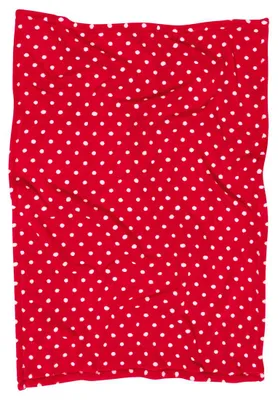 Produktbild von Baby Fleece Kuscheldecke Punkte 75x100cm Weiche Decke für Neugeborene