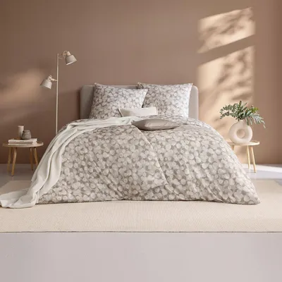 Produktbild von Estella Mako Interlock Jersey Bettwäsche Maja kiesel 135x200 cm + 80x80 cm