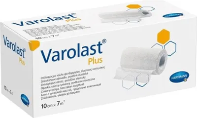 Produktbild von Hartmann Varolast® Plus Zinkleimbinde - 20 Stück - 8 cm x 5 m | Packung (1 Stück)