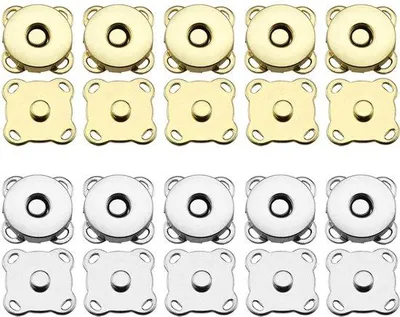 Produktbild von Magnetische Knöpfe 20 Stück 14mm für Nähen und DIY