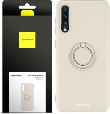 Obrázek produktu pro Silikonové pouzdro SPACECASE Silicone Ring Case pro Galaxy A70 Beige
