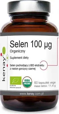 Image de Complément alimentaire Kenay sélénium100 µg (60 gélules) 3173