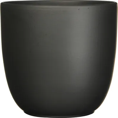 Produktbild von Mica Decorations Tusca Blumentopf - H25 x Ø28 cm - Matt - Schwarz