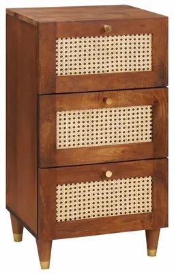 Image de Buffet Marron 40 x 33,5 x 75 cm Bois de mangue massif
