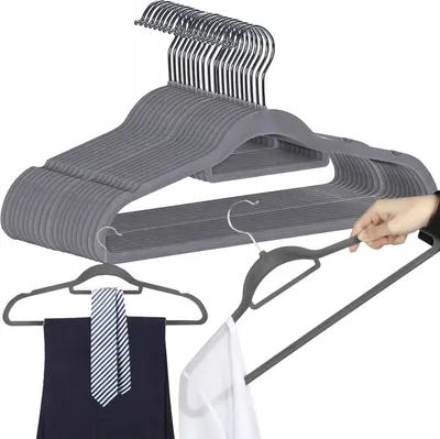 Immagine prodotto di Gruccia 20 pezzi - grigio Ruhhy 22535