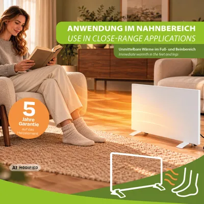 Productafbeelding van Infrarood bureauverwarming 220-Pro met thermostaat en WiFi-bediening