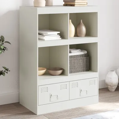 Produktbild von Möbel Highboard Weiß 67x39x95 cm Stahl - Kommoden 841804