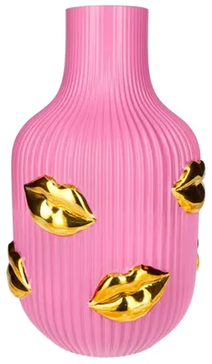 Produktbild von Gift Company Vase LŽAmour Lippen Rosa Gold (30cm)