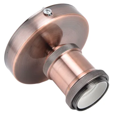 Image de Douille de lampe vintage E26 E27, douille de lampe vintage E26 E27, support de lampe E27, support de lampe de plafond, douille de lampe rétro, support de lampe