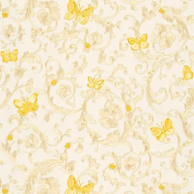 Zdjęcie produktu dla A.S. Creation Versace 3 | 343251 | Tapeta z włókniny w stylu vintage | 0,70 m x 10,05 m | Kremowa