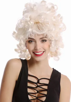 Produktbild von WIG ME UP Perücke Barock Edelfrau kurz weiß blond 90960-ZA62/ZA612