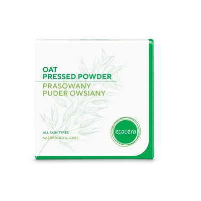 Zdjęcie produktu dla ECOCERA - Oat Pressed Powder, 10g - Prasowany puder owsiany