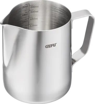 Zdjęcie produktu dla GEFU BARISTA, Stal nierdzewna, Stal nierdzewna, Monochromatyczny, 0,6 l, 92 mm, 127 mm