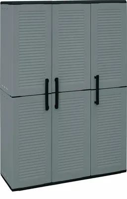 Zdjęcie produktu dla Trójdrzwiowa Szkaf Pvc 102X37X163Cm Szara 3X10