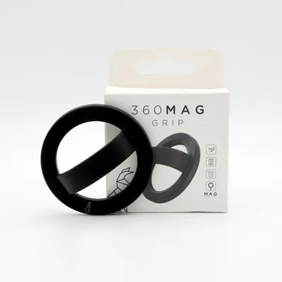 Obrázok produktu pre Rabbiter 360MagGrip black, Madlo, Čierna, Termoplastický polyuretán (TPU), Univerzálne, 1 kusov