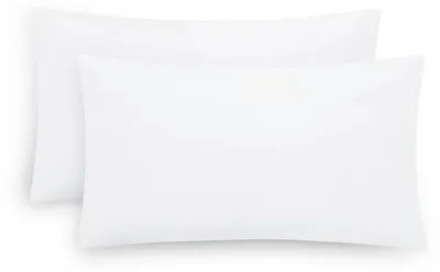 Produktbild von Ibenzoa® Kissenbezüge 2er-Set aus r Microfaser mit verdecktem Reißverschluss – 40 x 60 cm, Weiß, atmungsaktiv & bügelfrei
