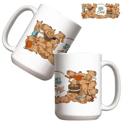 Immagine prodotto di Kubek - Don't worry, be Capy 440 ml - Molom