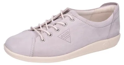 Immagine prodotto di Ecco SOFT 2.0 scarpe da donna - scarpe basse comode e stringate grigio tempo libero NUOVO
