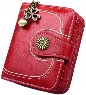 Produktbild von Neues Damenportemonnaie - Elegantes Retro-Design - Stilvolle Organisation - Ideales Geschenk - 9 Fächer - Umweltfreundliches Leder - Kompakt und Prakt