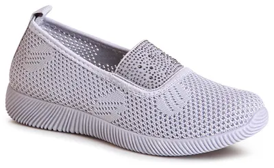 Produktbild von topschuhe24 2468 Damen Halbschuhe Light Slipper Glitzer, Farbe:Grau, Größe:36 EU