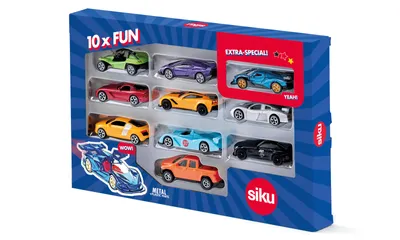 Produktbild von SIKU 10er-Set Sportwagen 10-tlg. SIKU 0450