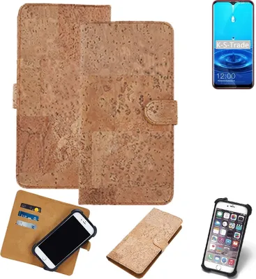 Produktbild von K-S-Trade Hülle kompatibel mit Leagoo M13  Kork Handyhülle Cover  Schutzhülle TPU Case Bumper in Hellbraun, (1x)