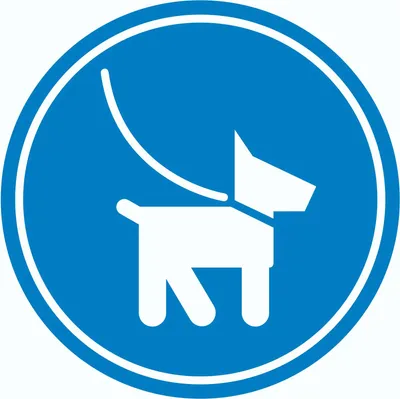 Produktbild von Hunde bitte anleinen Aufkleber Kreis Ø150mm