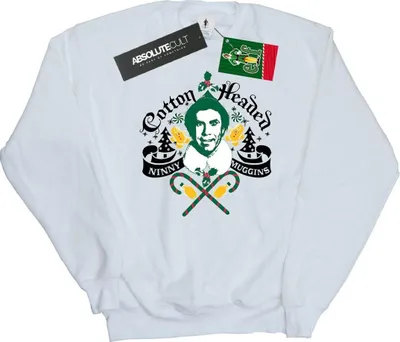 Produktbild von Elf - "Baumwolle Headed Ninny Muggins" Sweatshirt für Damen BI5587 (XL) (Weiß)