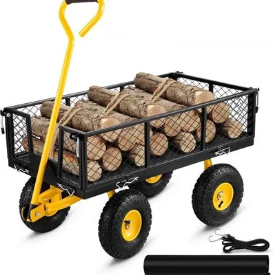 Image de Chariot de transport pliable 96 x 51 x 22 cm, 408 kg, chariot de plage