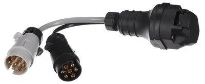 Produktbild von Kabeladapter für Anhängersteckdose TRAILER CABLE 5, von 13-polig auf 7-polig N+S, 35 cm